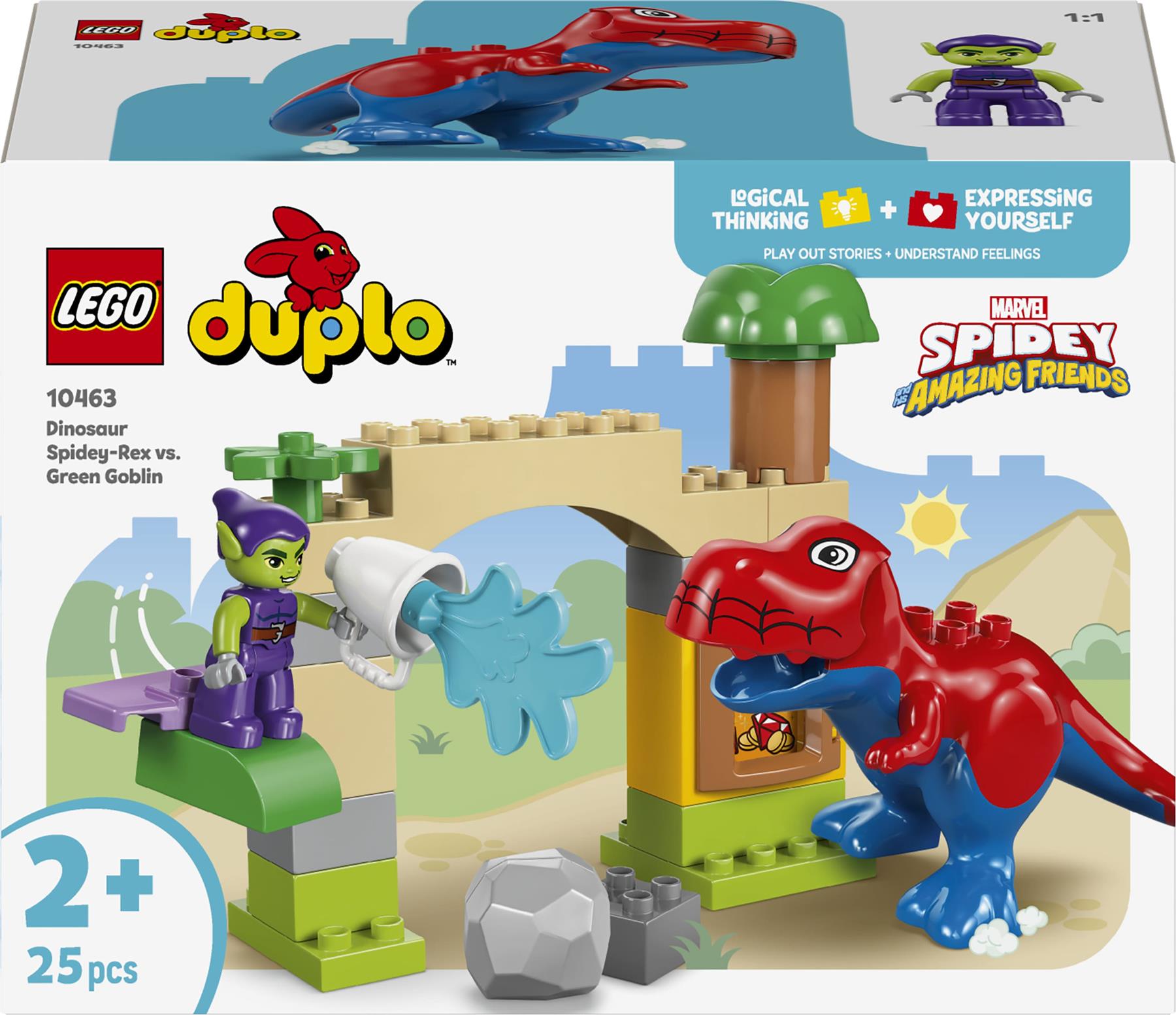 LEGO DUPLO Marvel Dinosaur Spidey-Rex vs. Green Goblin 10463