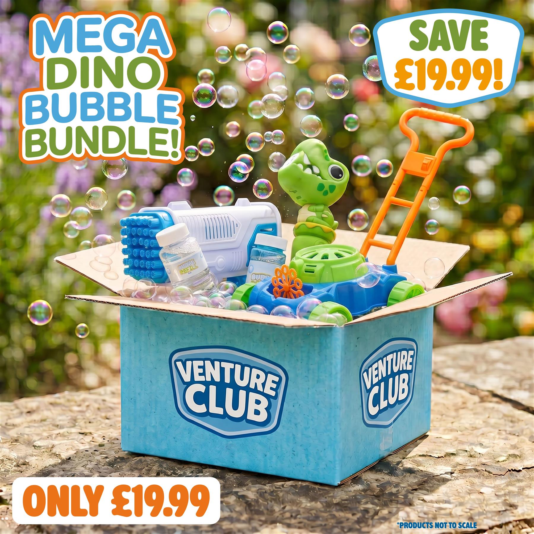 Venture Club Mega Bubble Dino Bundle