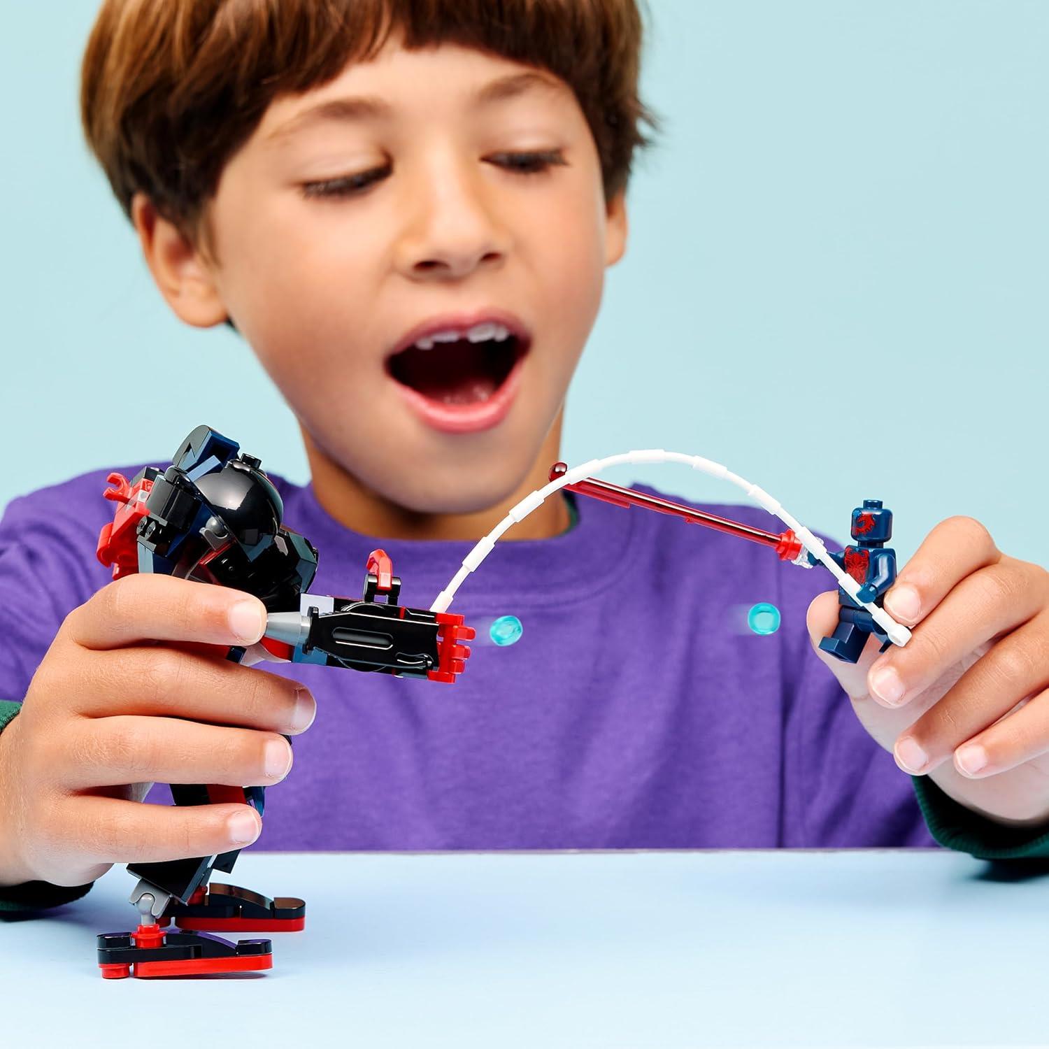 LEGO Marvel Miles Morales Mech vs. Spider-Man 2099 76337