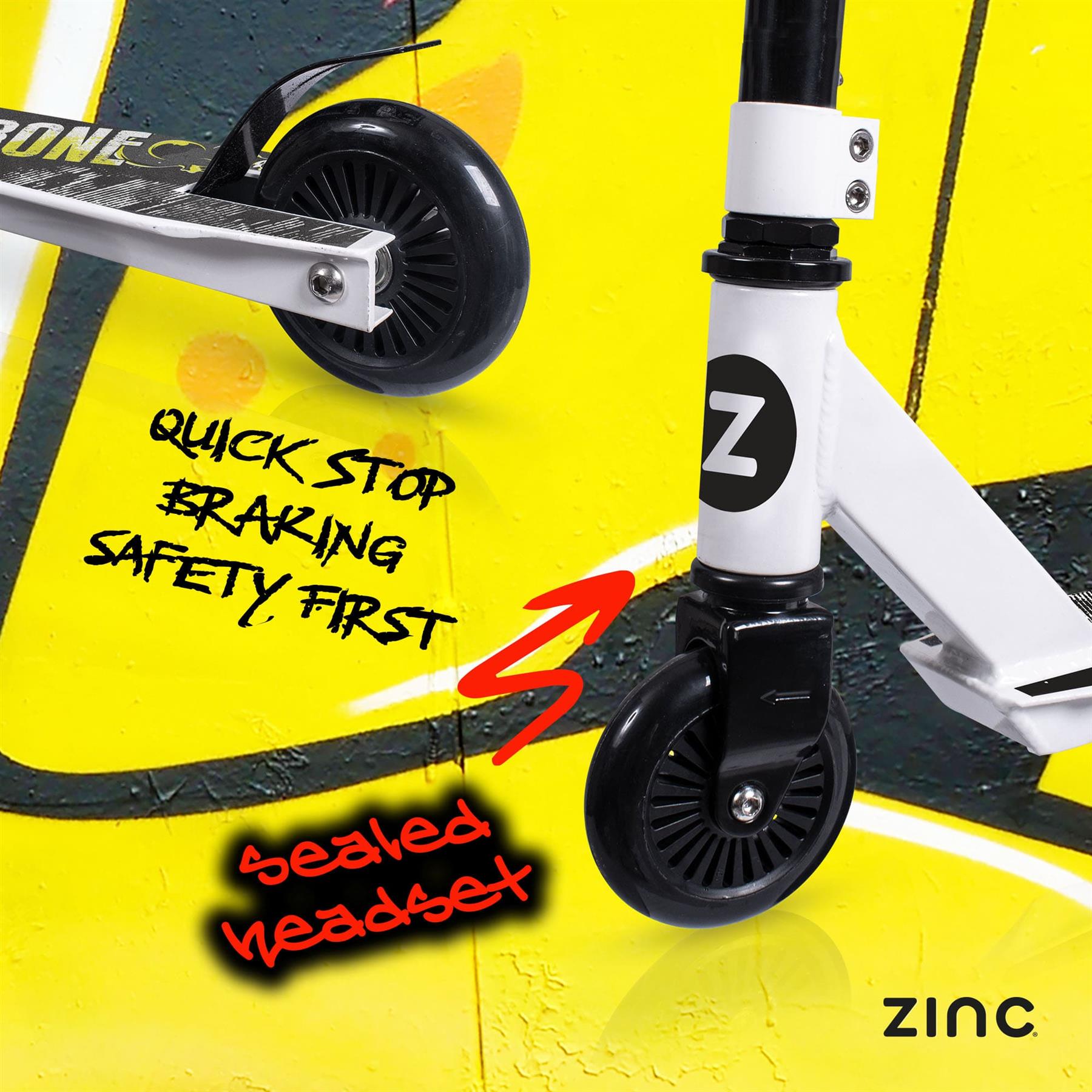 Zinc Backbone Stunt Scooter