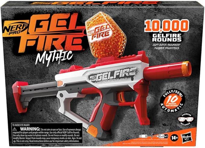 Nerf Pro Gelfire Mythic Full Auto Blaster & 10,000 Gelfire Rounds