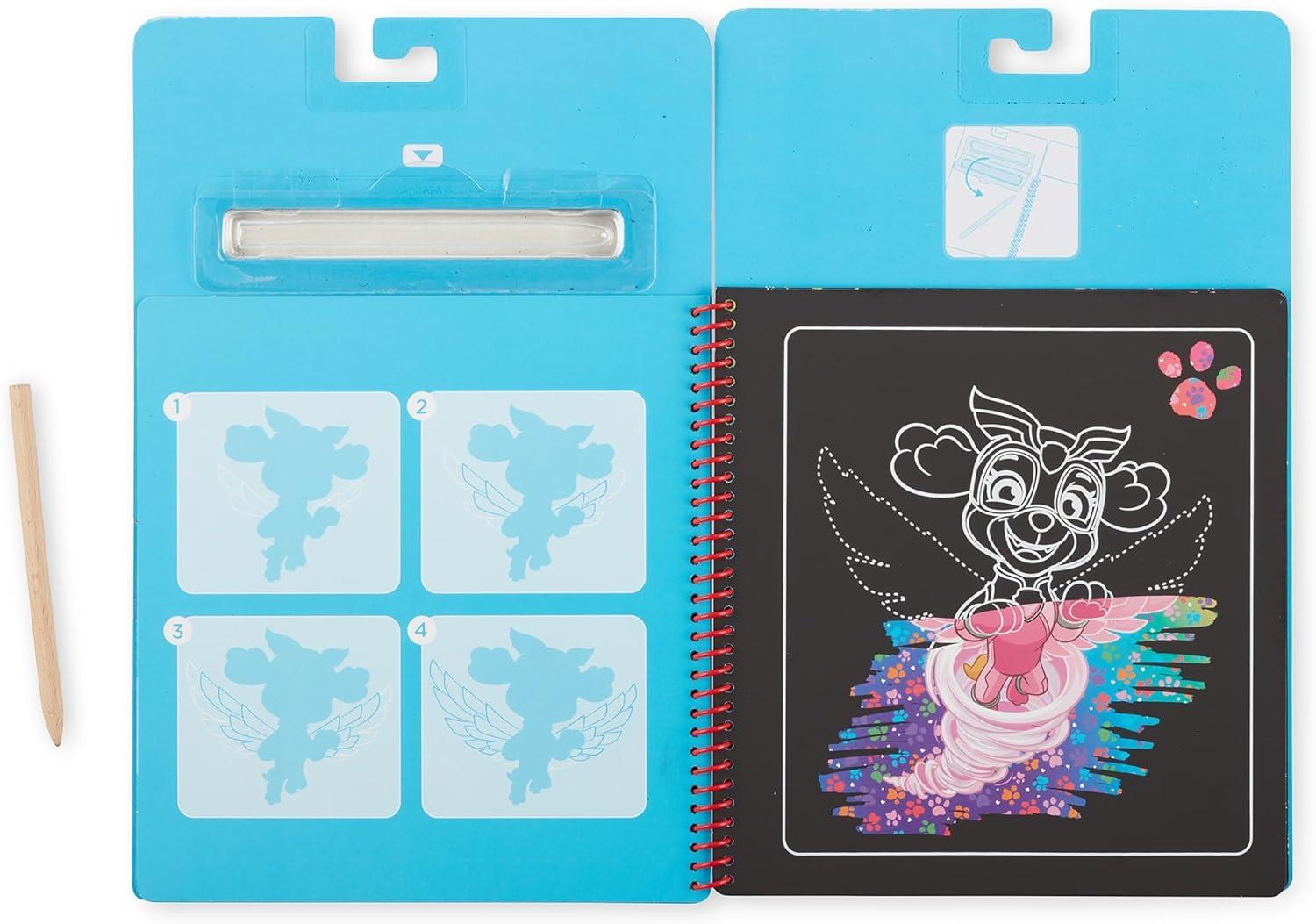 Melissa and Doug Paw Patrol Scratch Art Pad Skye