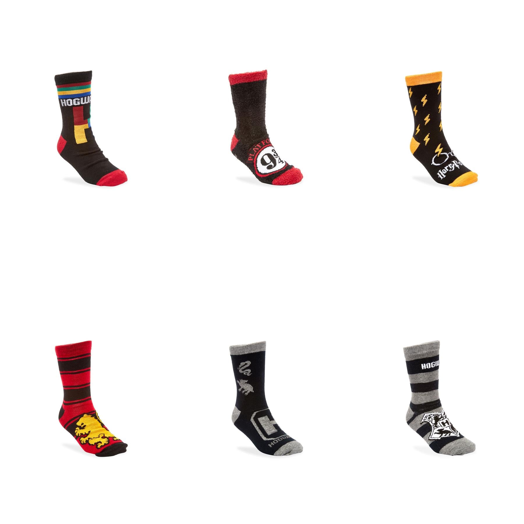 Harry Potter Christmas Cracker Socks - Pack of 6