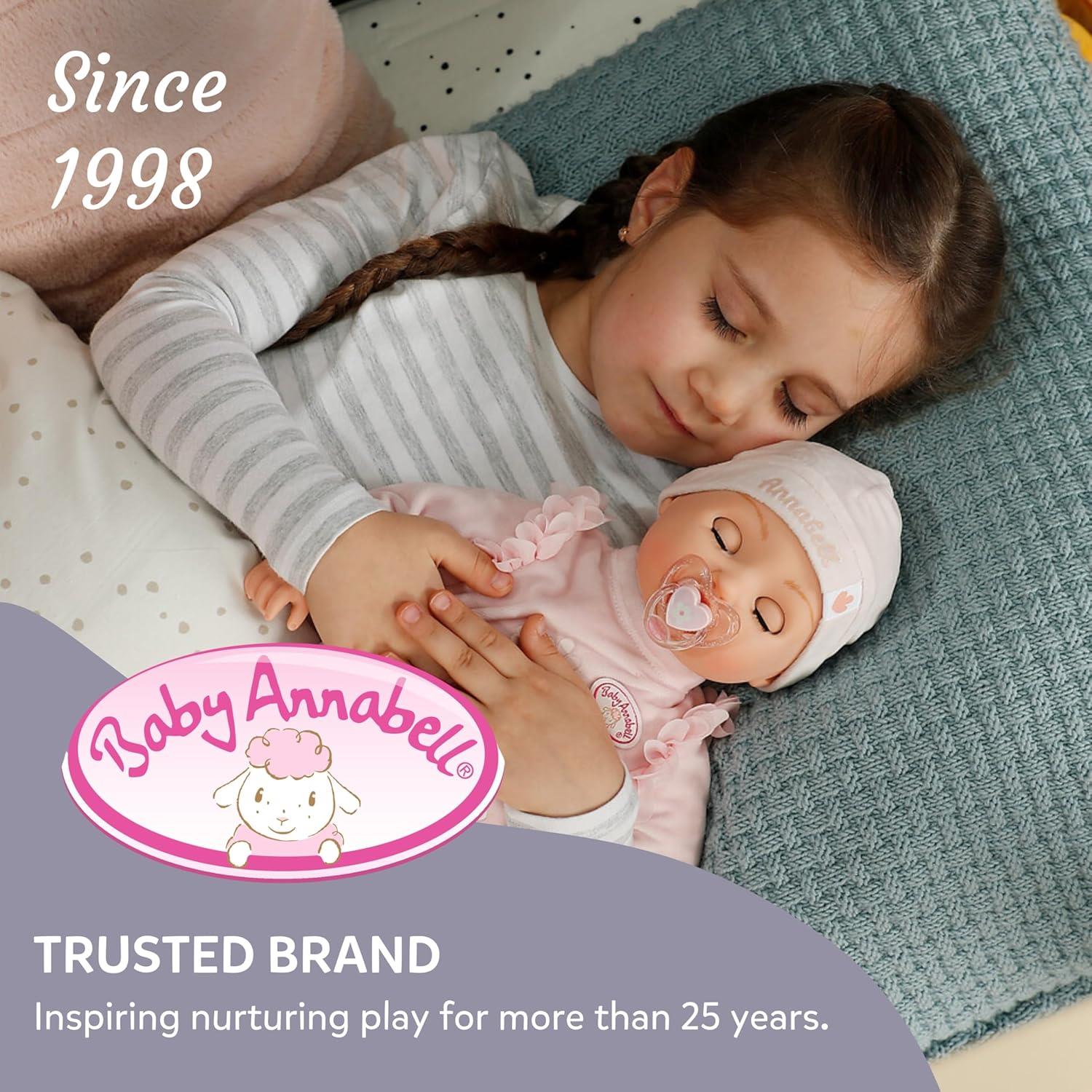Baby Annabell Soft 36cm Baby Doll with Sleeping Eyes - Anna