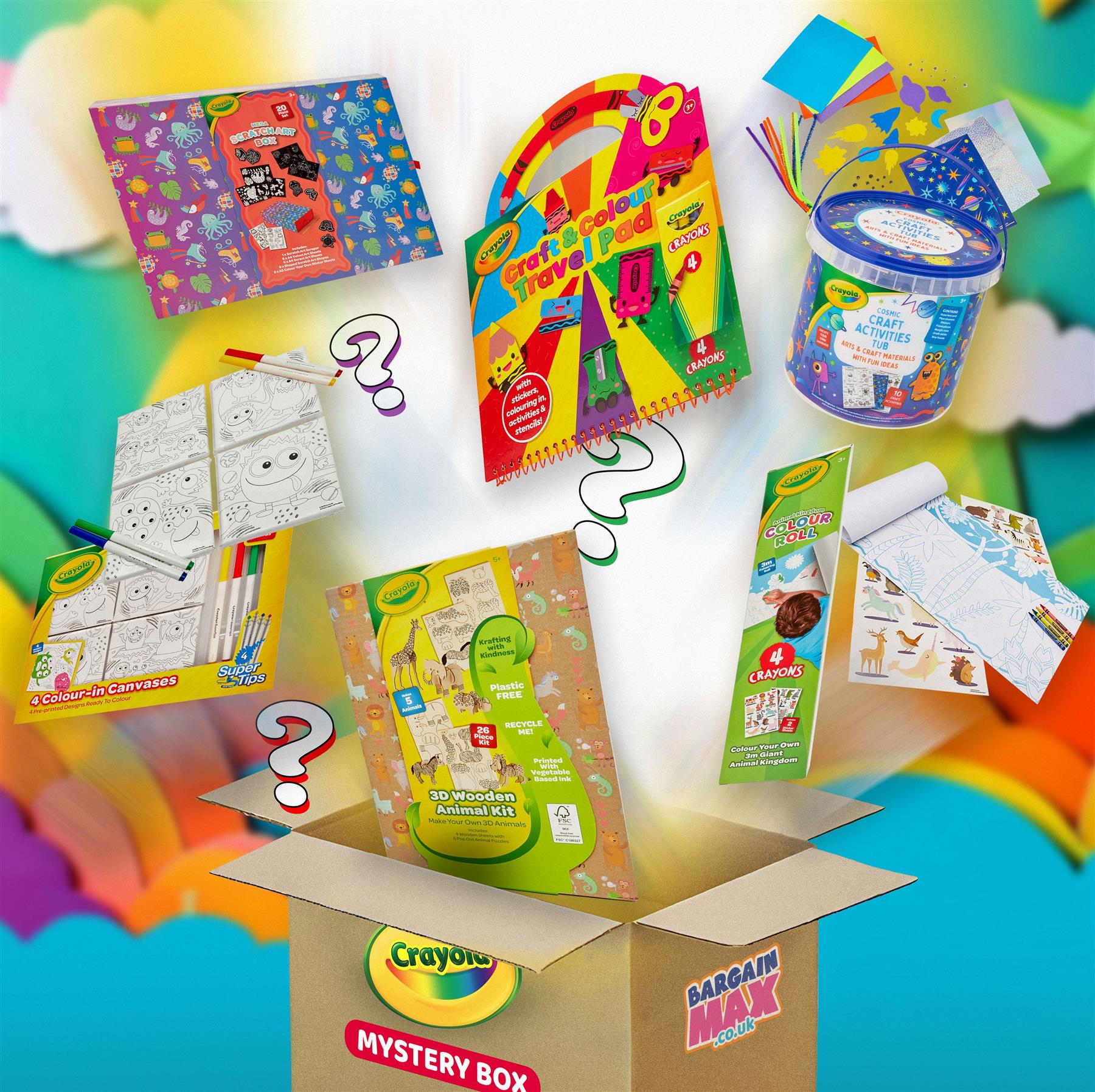 Crayola Large Mystery Box - 6 pieces