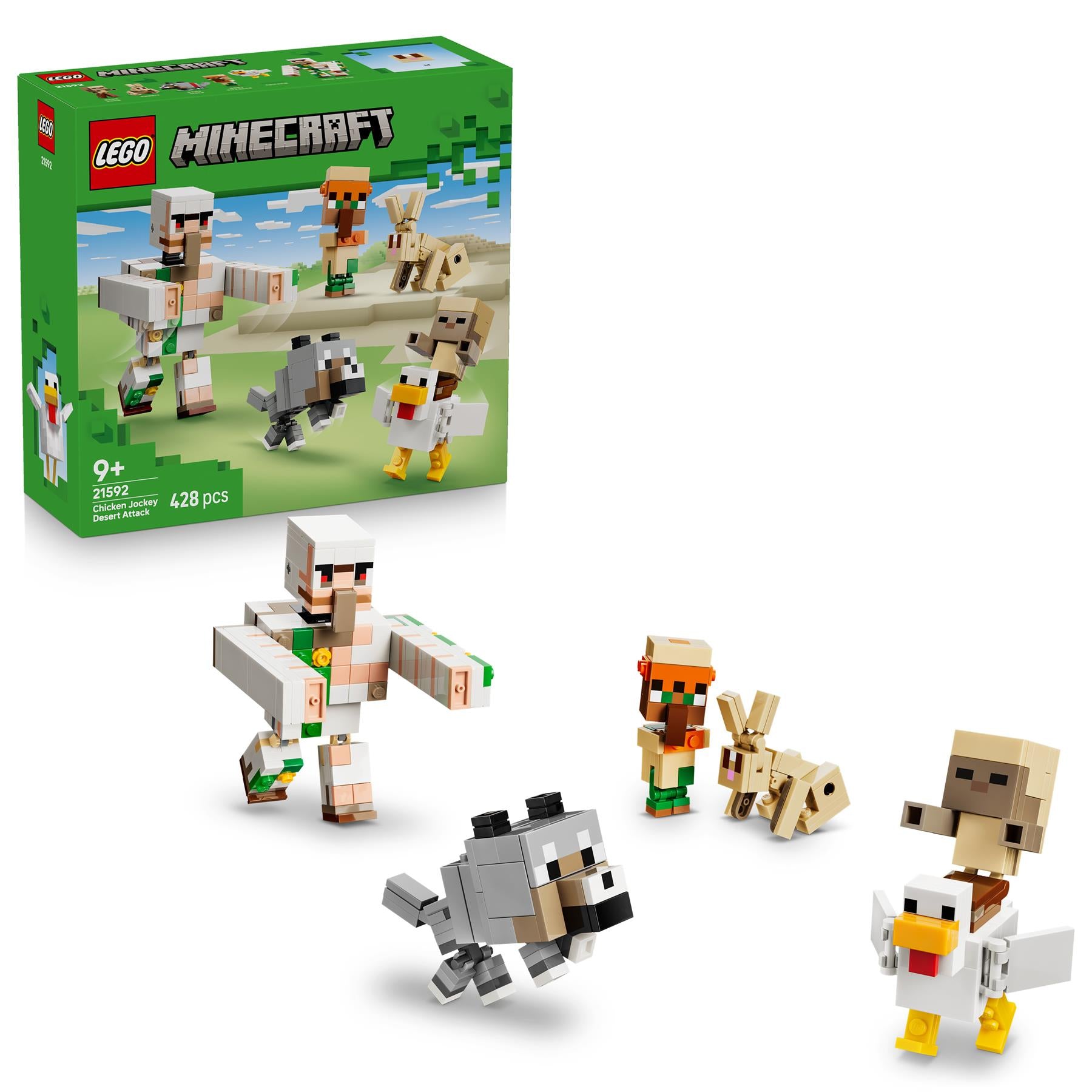 LEGO Minecraft Chicken Jockey Desert Attack 21592
