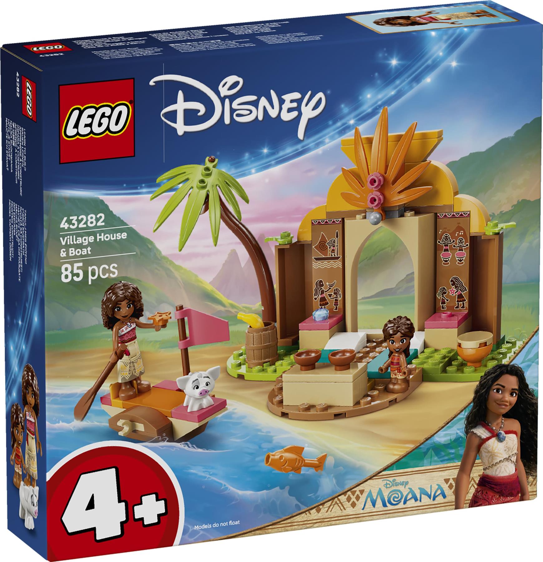 LEGO Disney Moana Village House & Boat 43282
