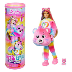 Barbie Cutie Reveal Barbie Care Bears Series 2 - Pink