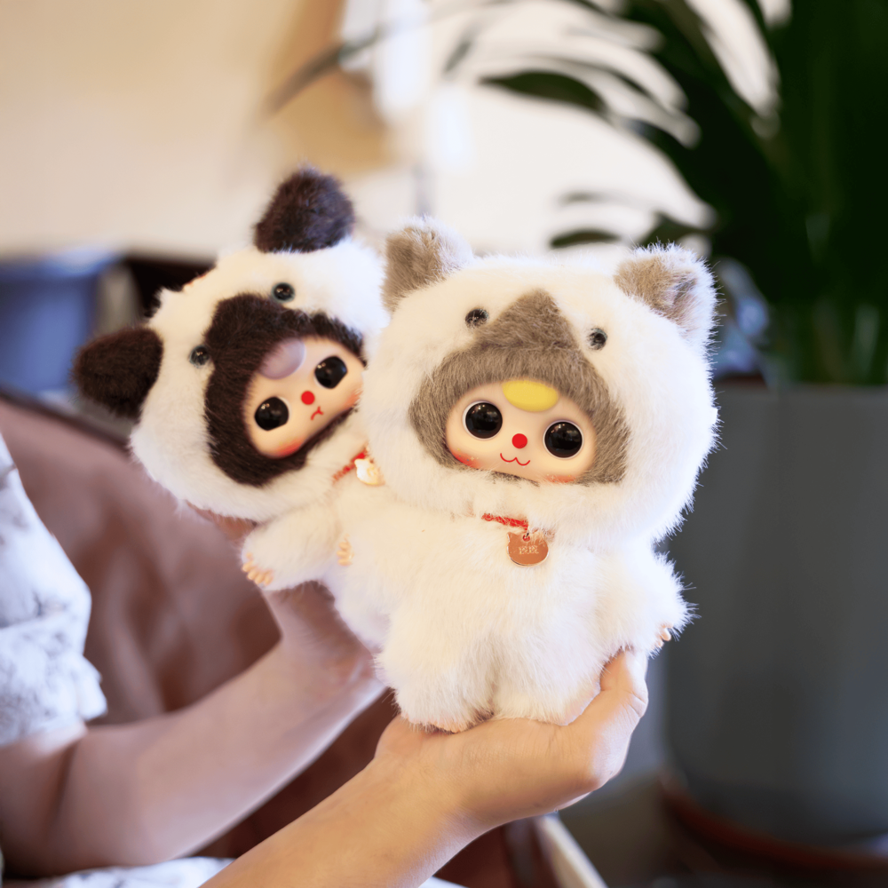 Baby Three Whose Cat am I? Mystery Soft Toy Blind Box