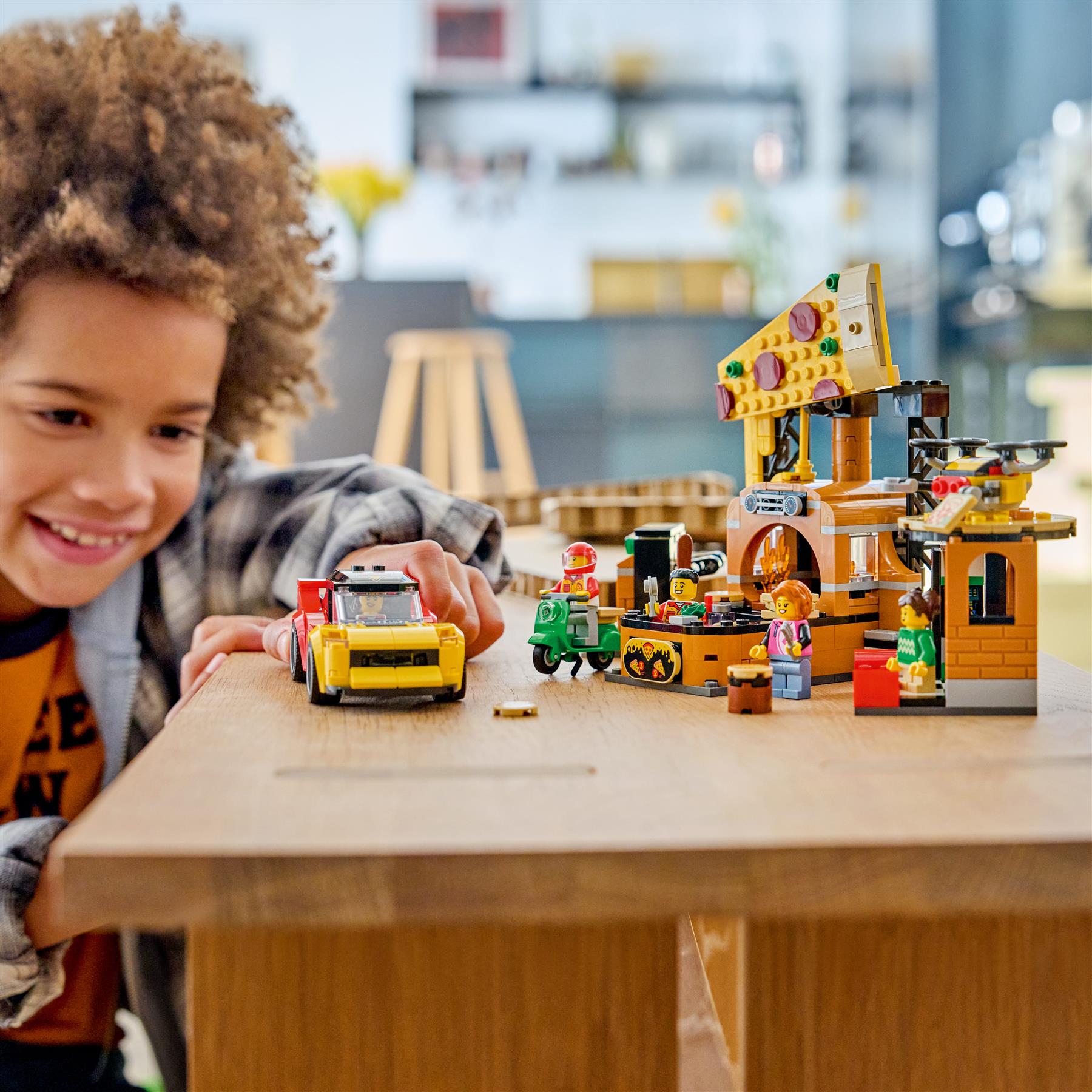 LEGO City Pizza Delivery Experience with Vehicles 60496