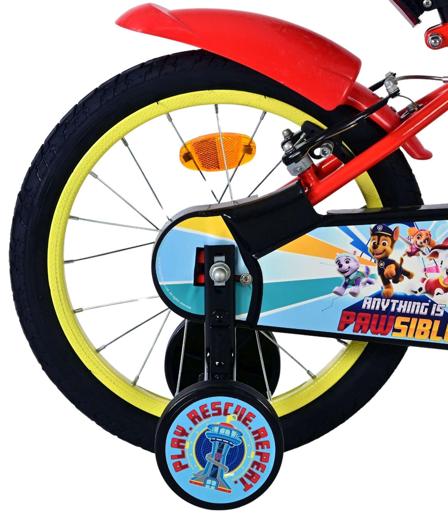 Volare PAW Patrol Children's 16-Inch Bike – Red and Blue