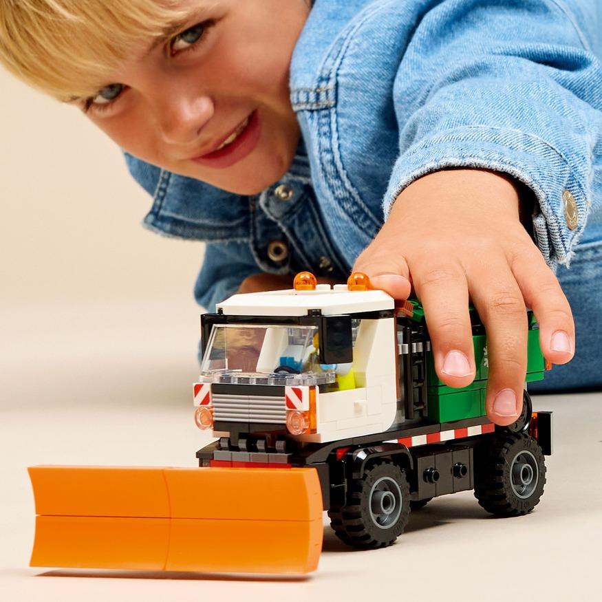 LEGO City Snowplough Truck Toy Building Set 60490