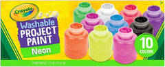 Crayola Neon Wash Paint 2oz 10 Pack