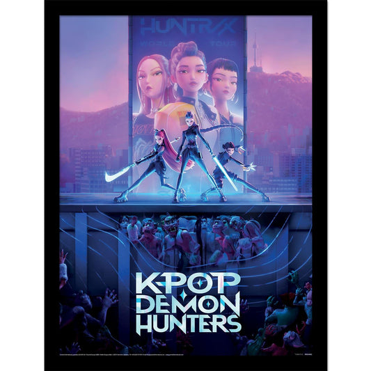 K-POP Demon  Hunters Key Art Framed Collector Print