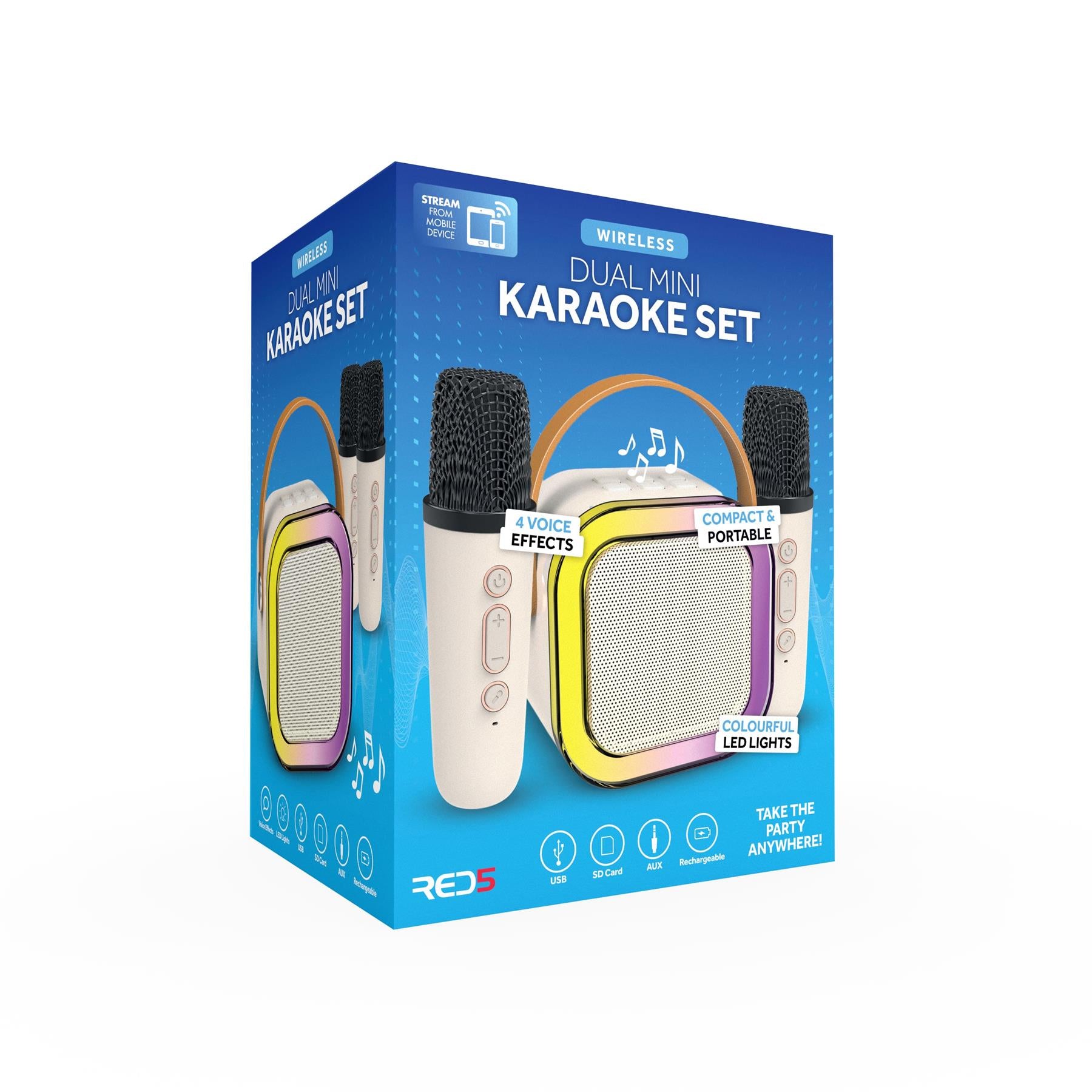 RED5 Dual Mini Karaoke Set