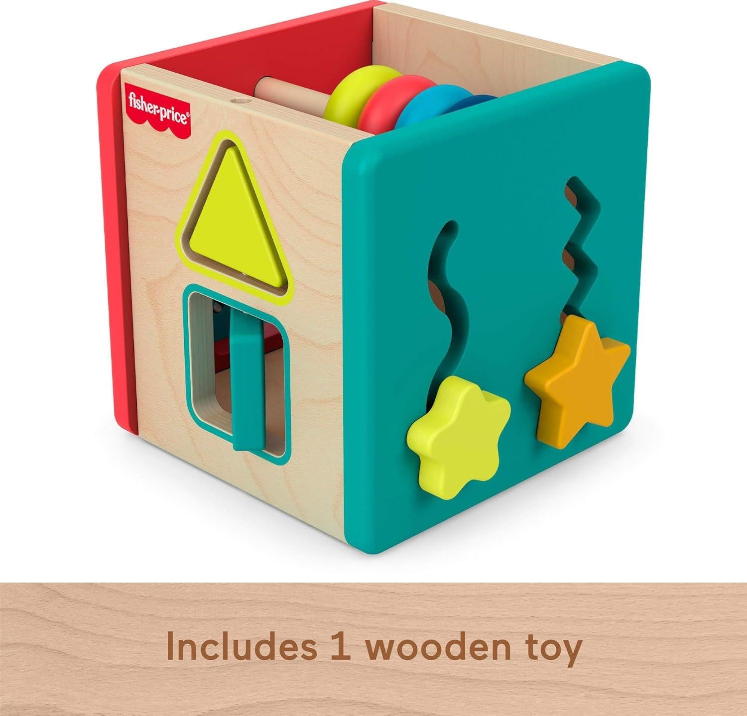 Fisher-Price Wooden Activity Cube
