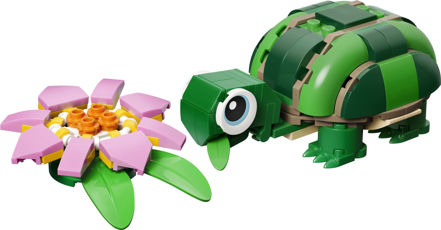 LEGO Creator 3in1 Turtle with a Water Lily Flower 31377