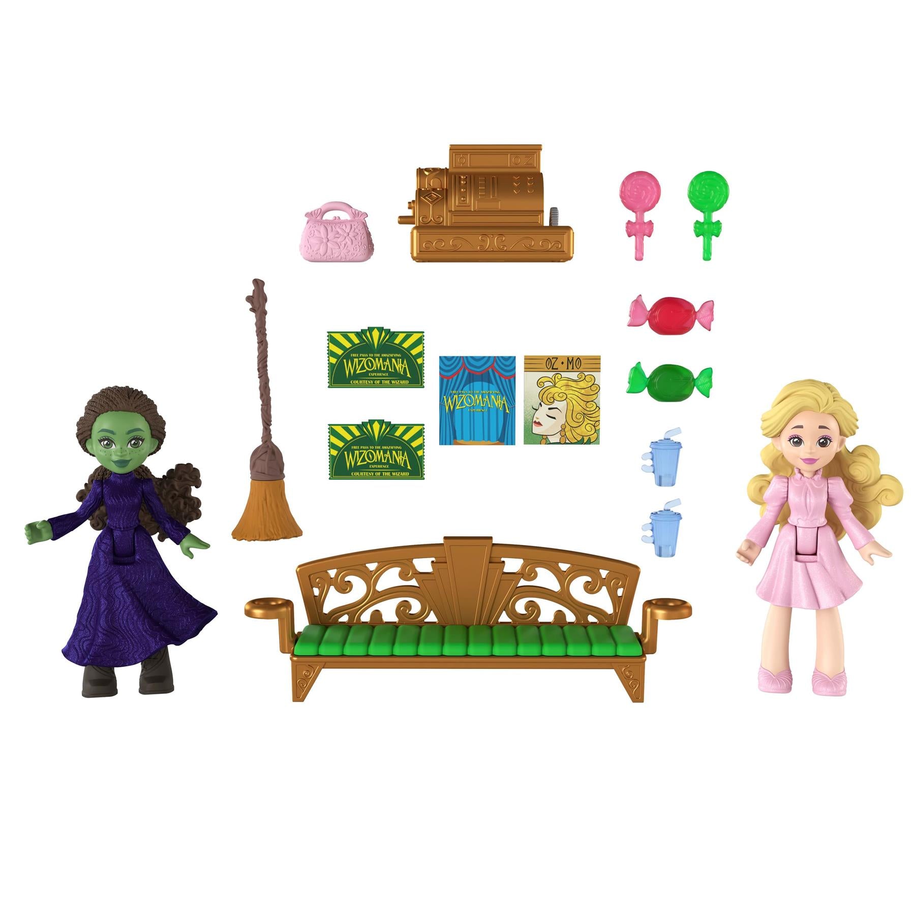 Wicked for Good Emerald City Small Doll Playset