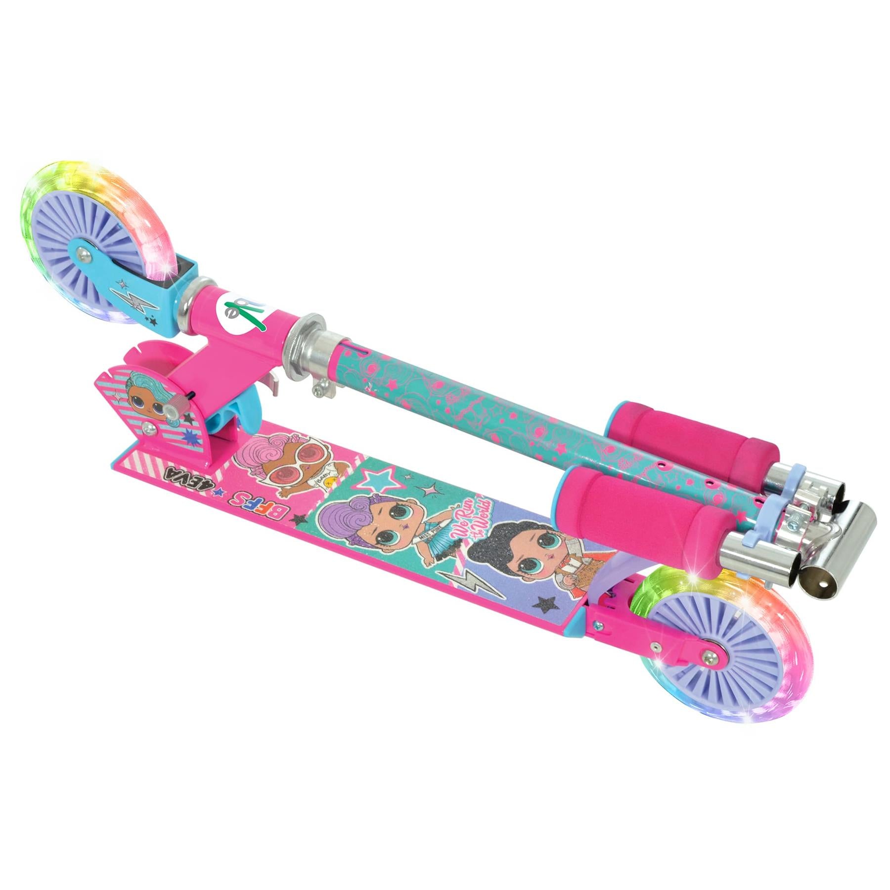 L.O.L. Surprise! Folding Inline Scooter with Light Up Wheels