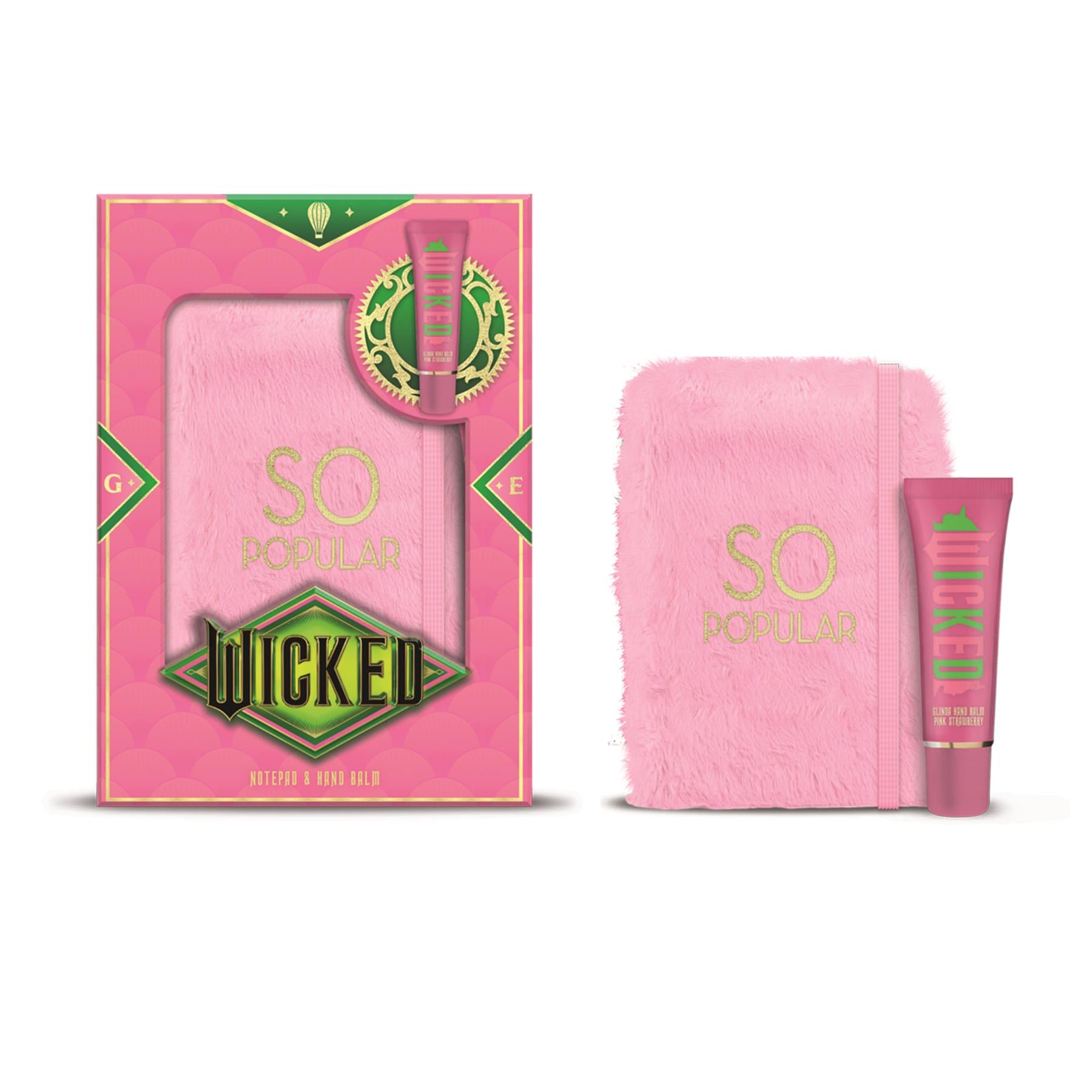 Wicked Plush Notebook & 30ml Handcream Gift Set