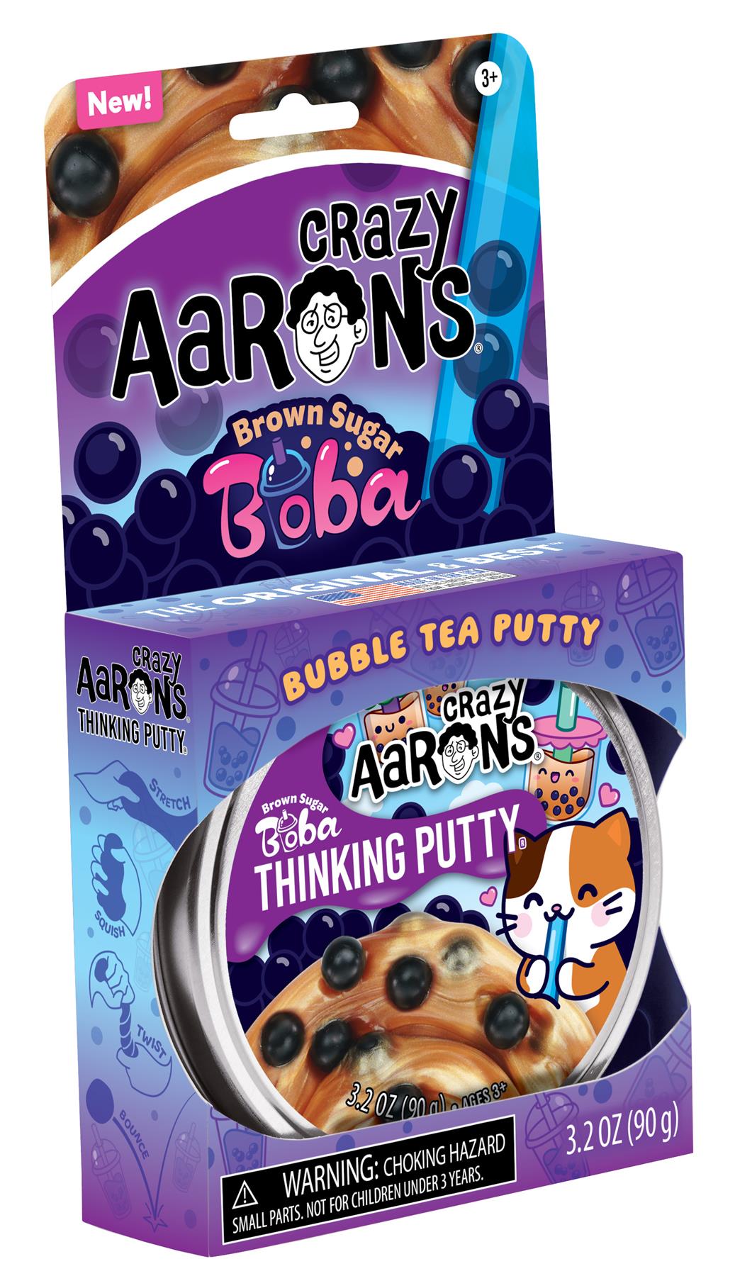 Crazy Aaron's Thinking Putty Trendsetters Brown Sugar Boba