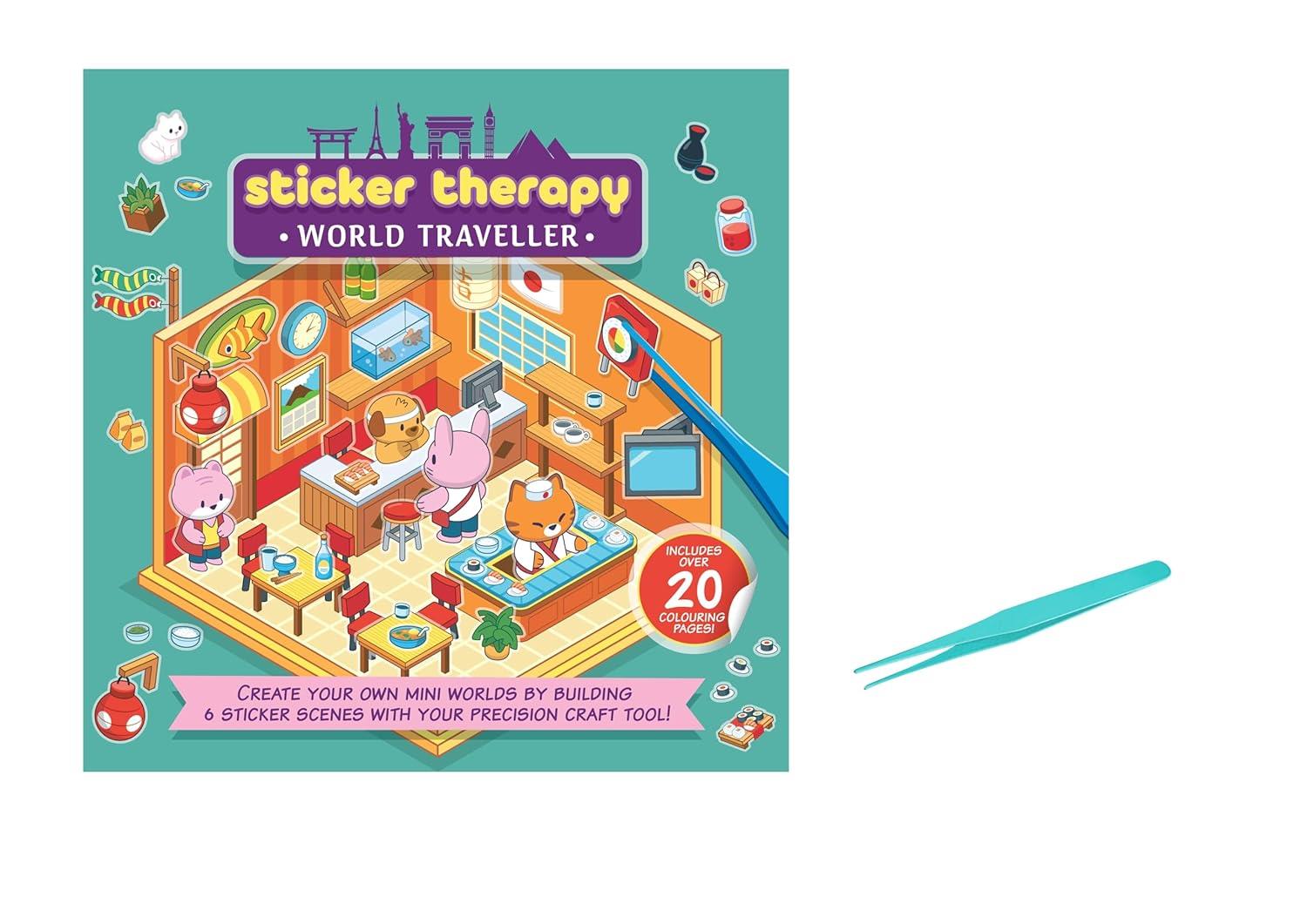 Sticker Therapy: World Traveller