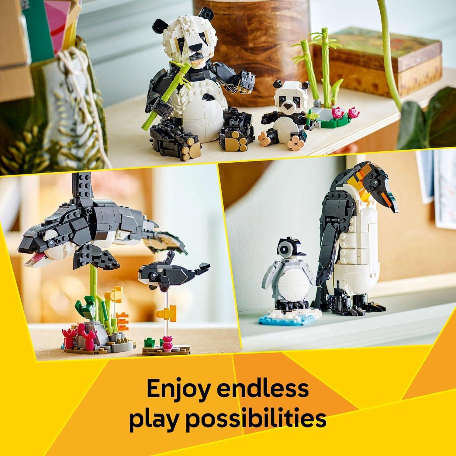 LEGO Creator 3-in-1 Wild Animals Panda Family 31165