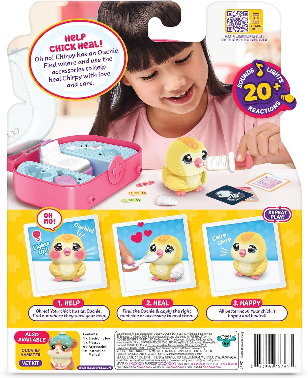 Little Live Pets Ouchies Vet Kit - Chirpy the Chick