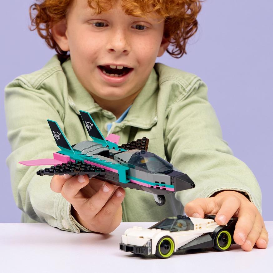 LEGO City Jet vs Car Toy Vehicle Model Kit 60489