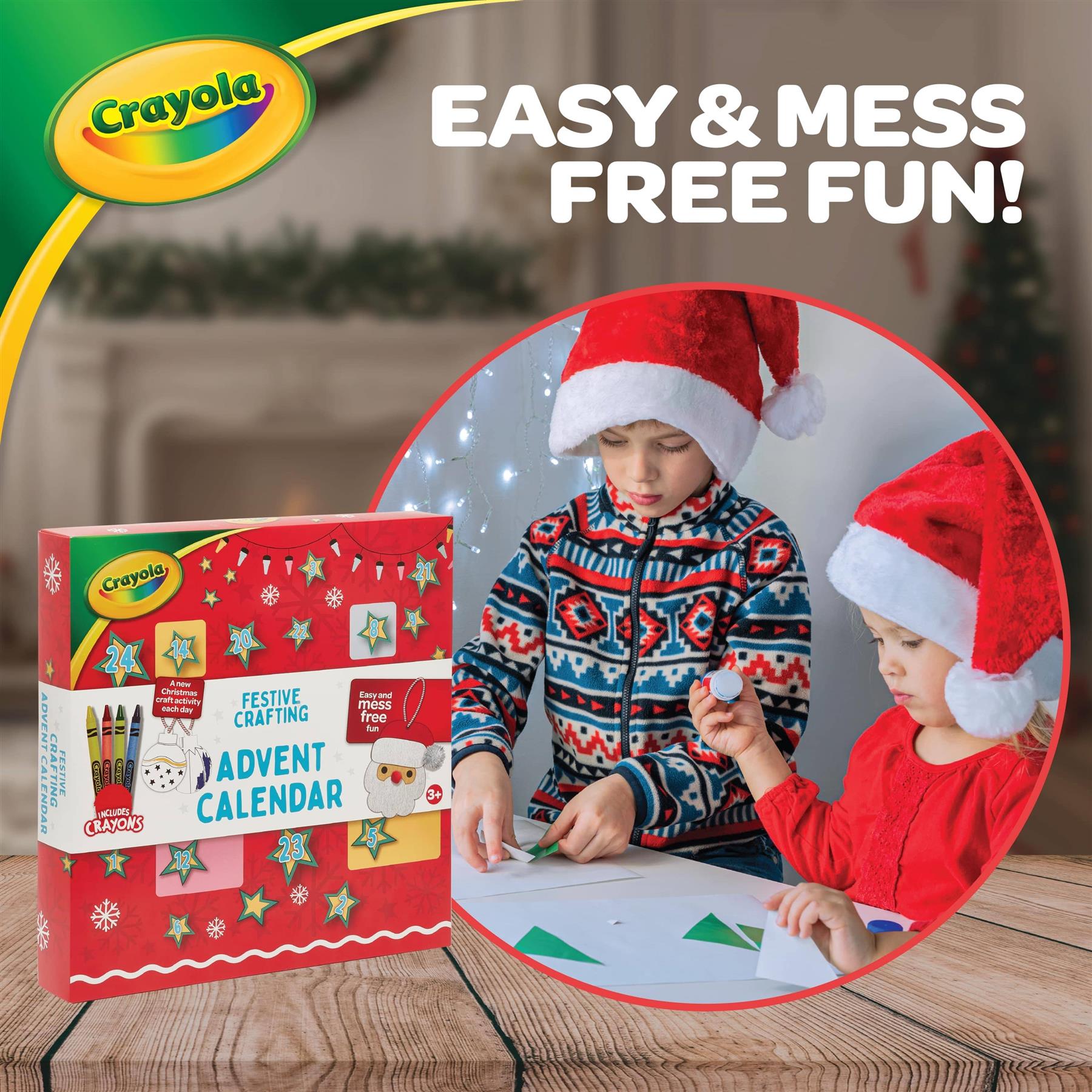 Crayola 24-Day Arts and Crafts Advent Calendar