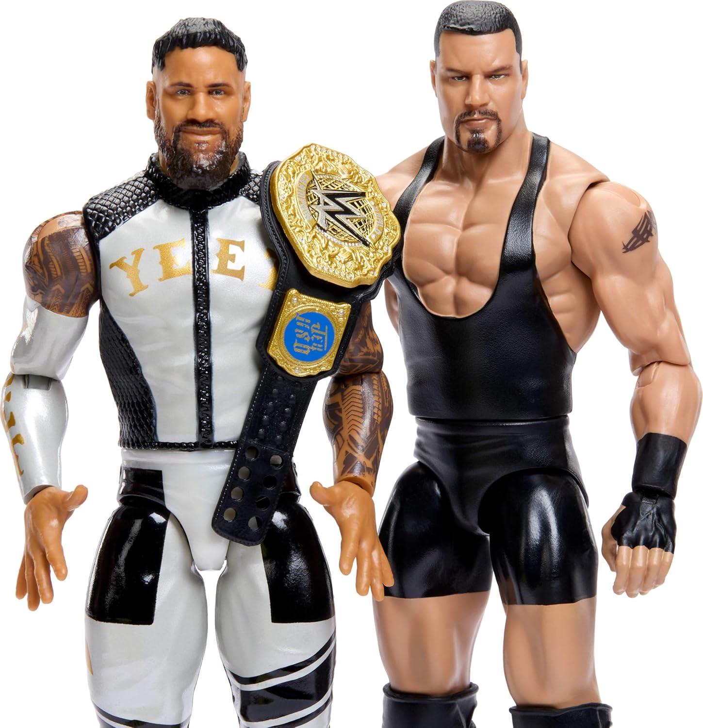 WWE Main Event Showdown 6 Inch Action Figures - Bron Breakker vs Jey Uso