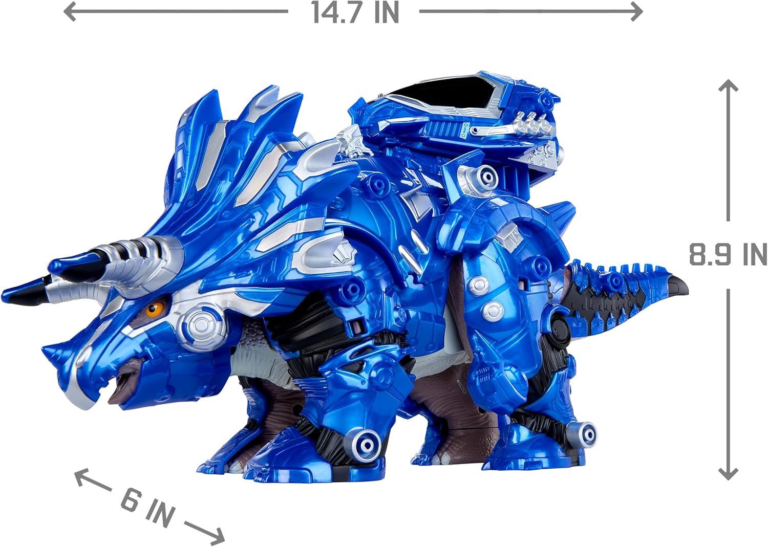 Armosaurs Armor-Up Dinosaur Triceratops - Cobalt