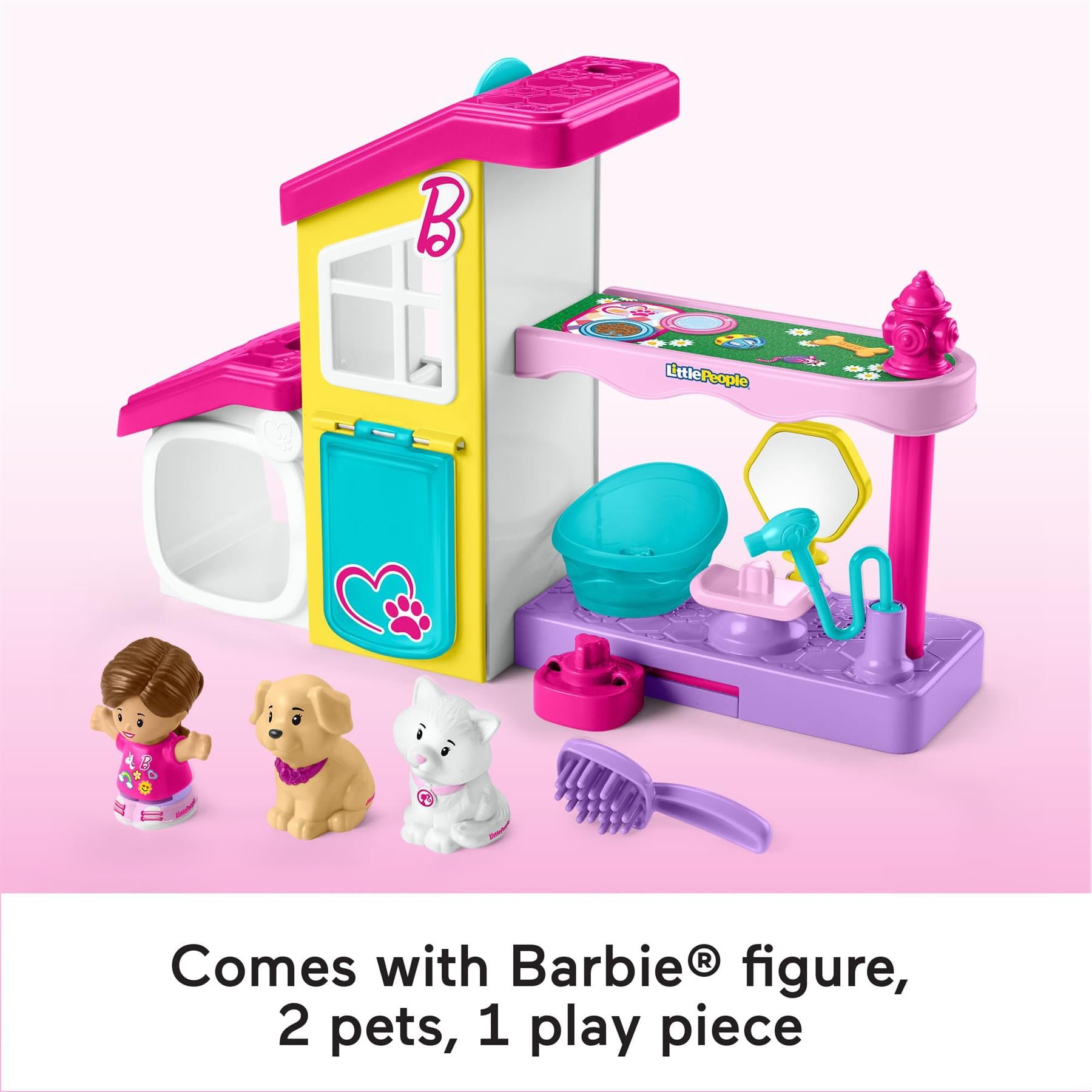 Fisher-Price Little People Barbie Play & Care Pet Spa Playset