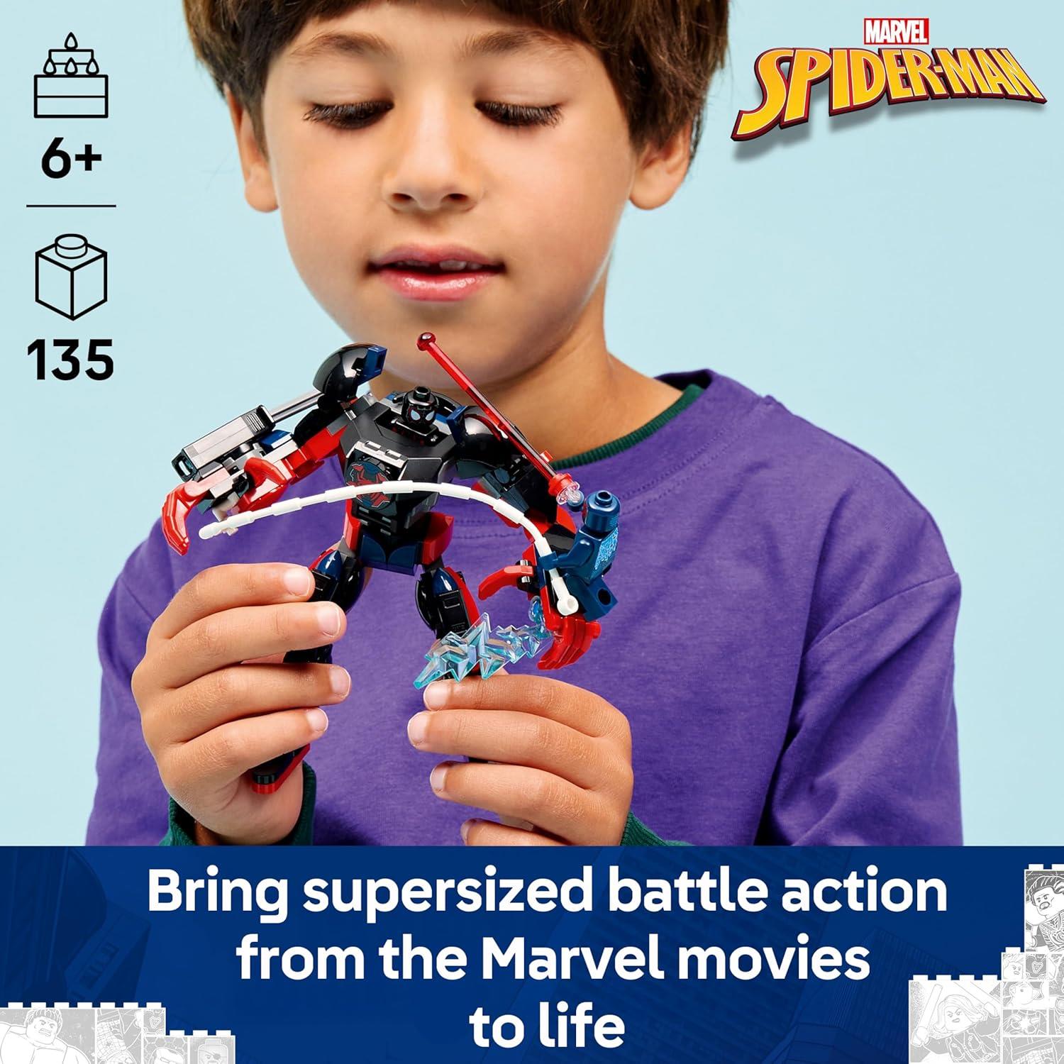 LEGO Marvel Miles Morales Mech vs. Spider-Man 2099 76337
