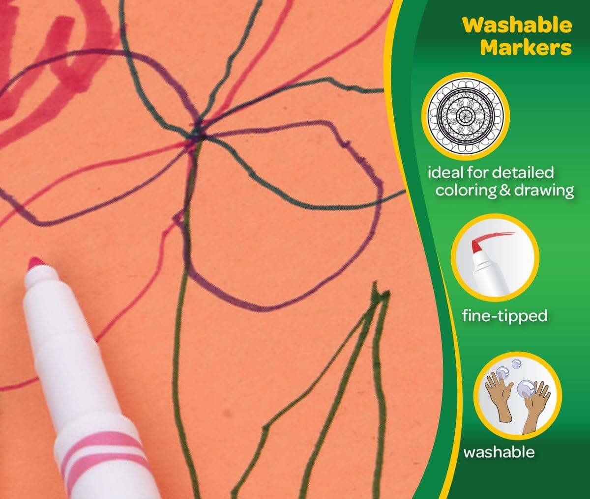 Crayola Ultra Clean Washable Markers - 40 Pack