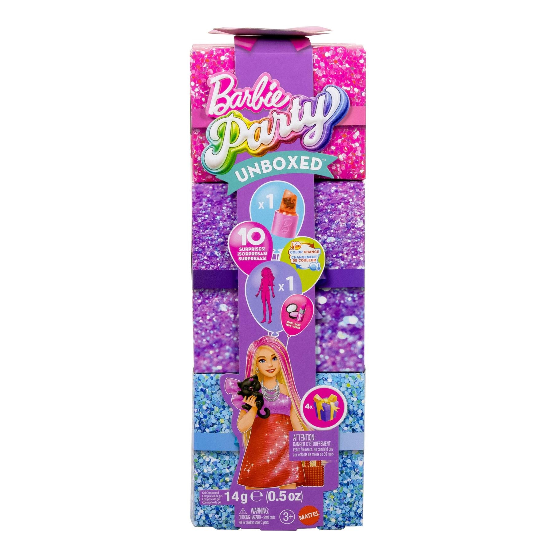 Barbie Party Unboxed Glam Party Series Red Sparkle Doll