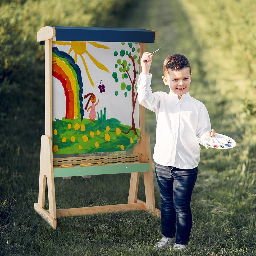 Topbright Wooden Outdoor Art Easel