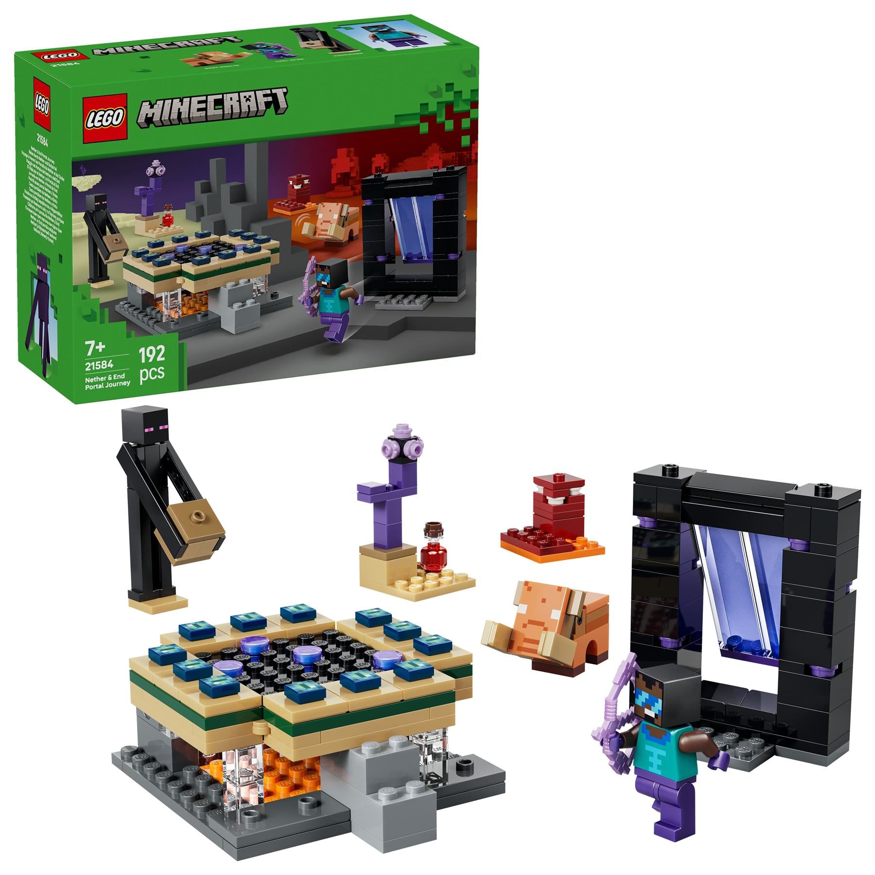 LEGO Minecraft Nether & End Portal Journey 21584