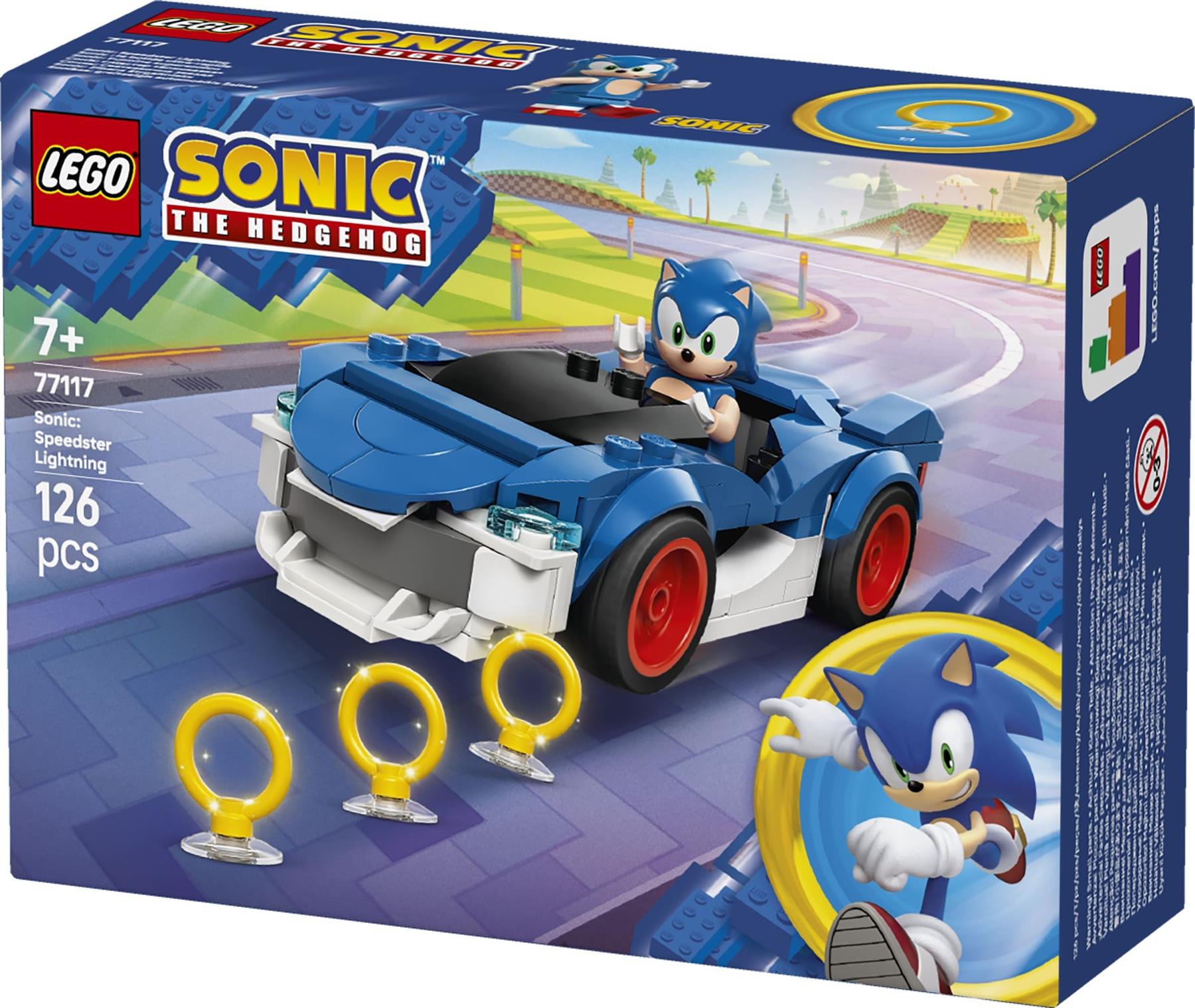 LEGO Sonic the Hedgehog Sonic: Speedster Lightning 77117
