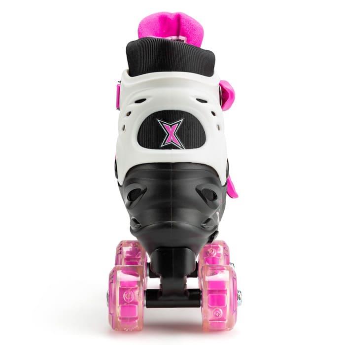 Xootz Quad Led Pink Skates - Medium