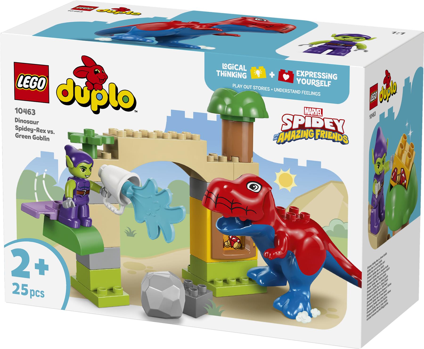 LEGO DUPLO Marvel Dinosaur Spidey-Rex vs. Green Goblin 10463