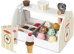 Melissa & Doug Wooden Ice Cream Counter Wooden Playset