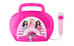 Barbie Sing-Along Karaoke Boombox with Microphone