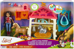 Spirit Lucky's Foal Nursery Playset