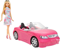 Barbie Glam Convertible and Doll Playset