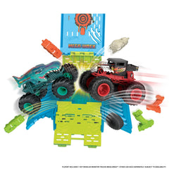 Hot Wheels Monster Trucks Mega Wrex Crash Cage Playset