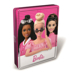 Barbie Tin of Books pink