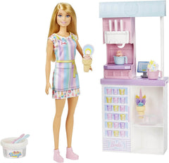 Barbie Ice Cream Shop Doll Playset