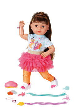 BABY Born Sister Play & Style Brunette 43cm Doll