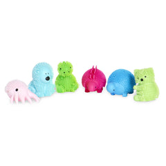 Toy Mania Animal Jigglies in Tub 6 Pack